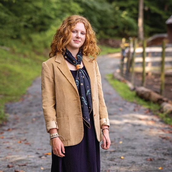 'Lasso the Stars' Silk Scarf