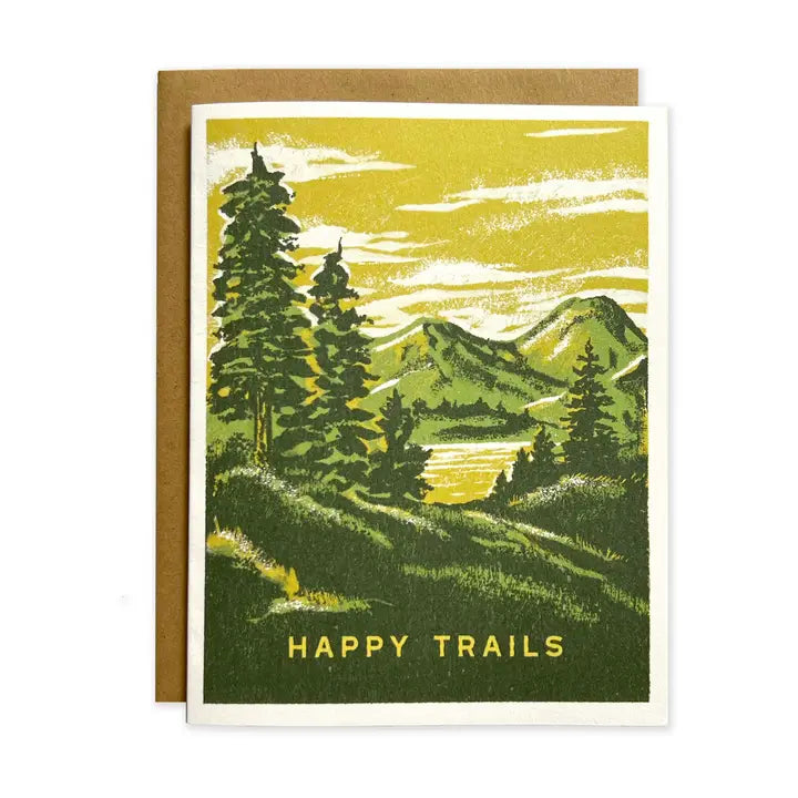 Happy Trails Mountain View Card