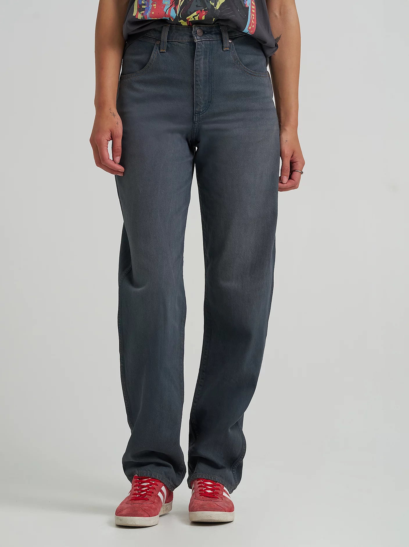 Barrel Jean in Moonstone Fade