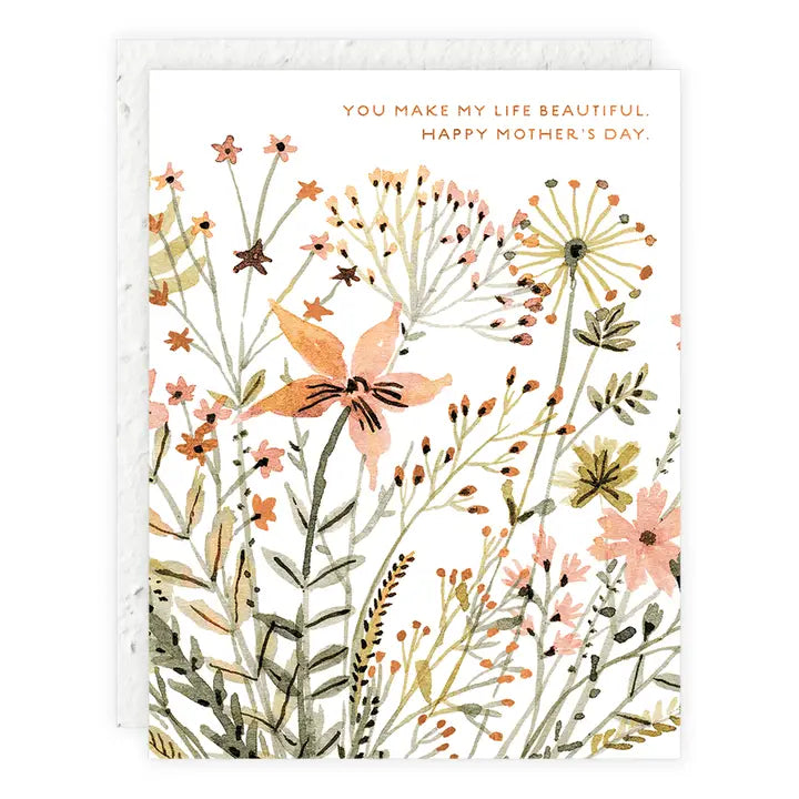 Wildflowers - Mother's Day Card