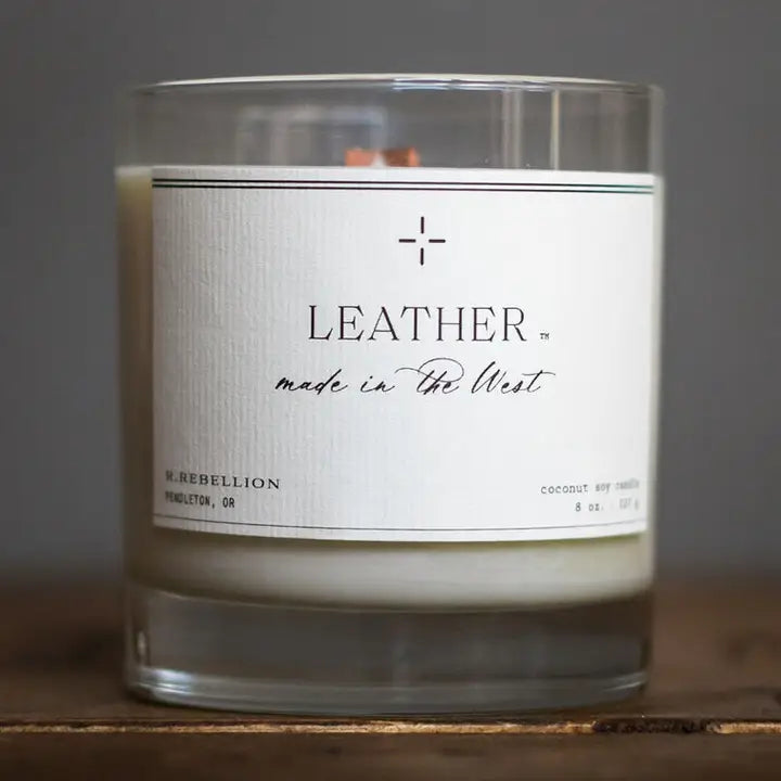 Leather Candle