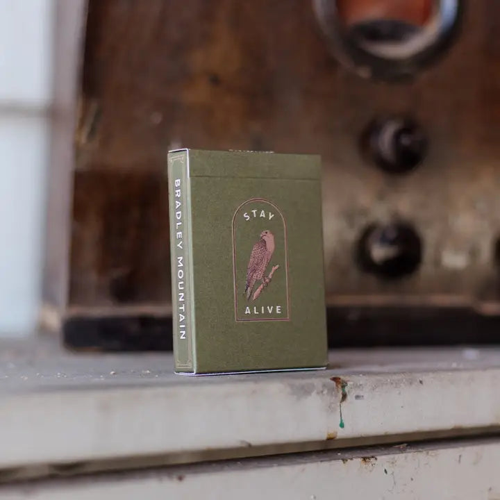 Survival Playing Cards in Green