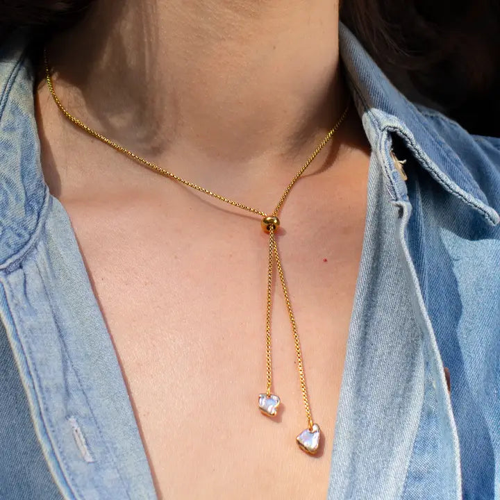 Pearl of the Party Bolo Necklace