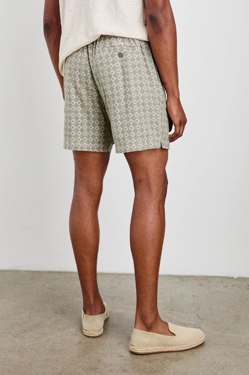 Aries Short in Diamond Oat Olive