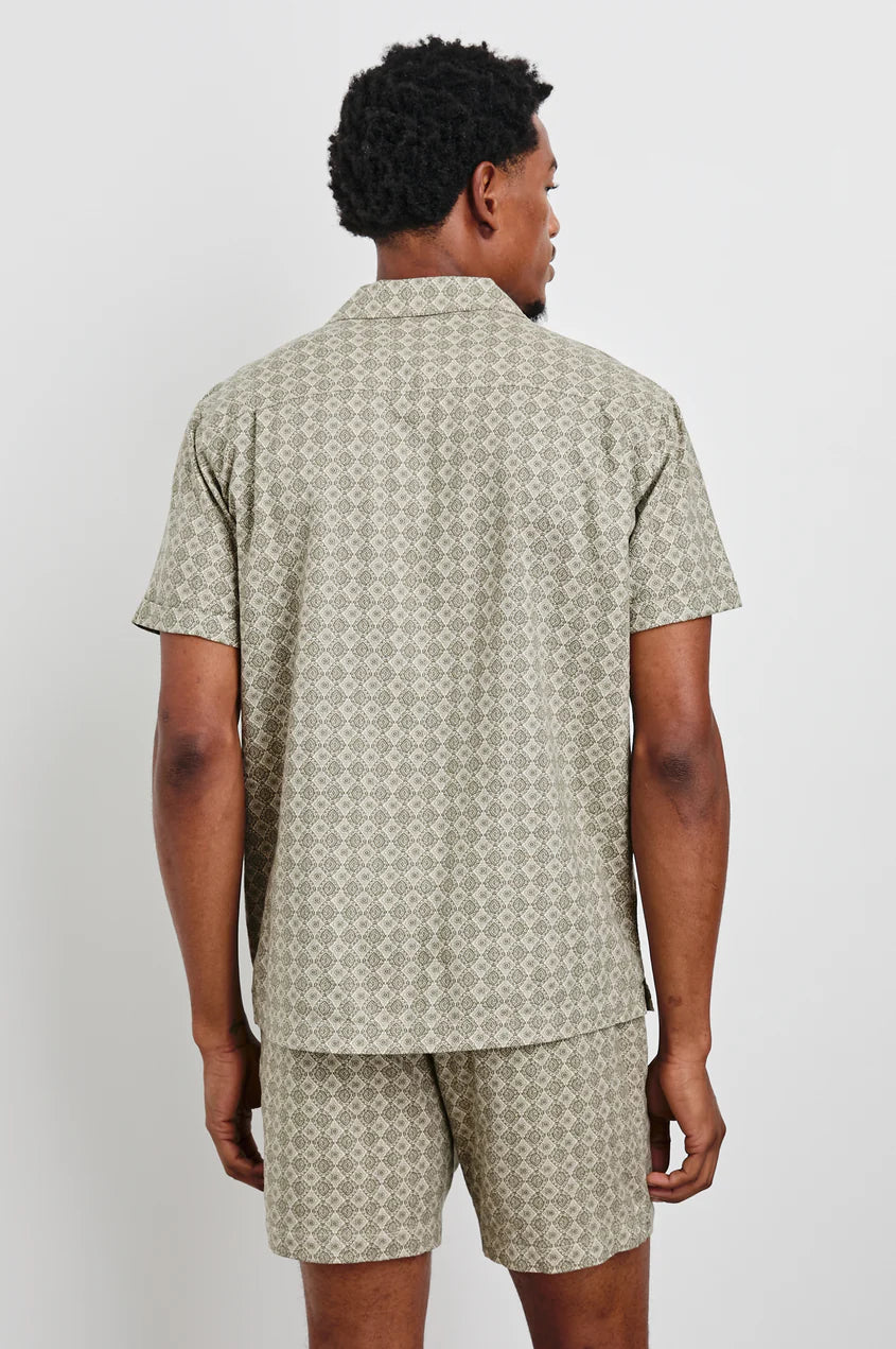 Atlas Shirt in Diamond Oat Olive