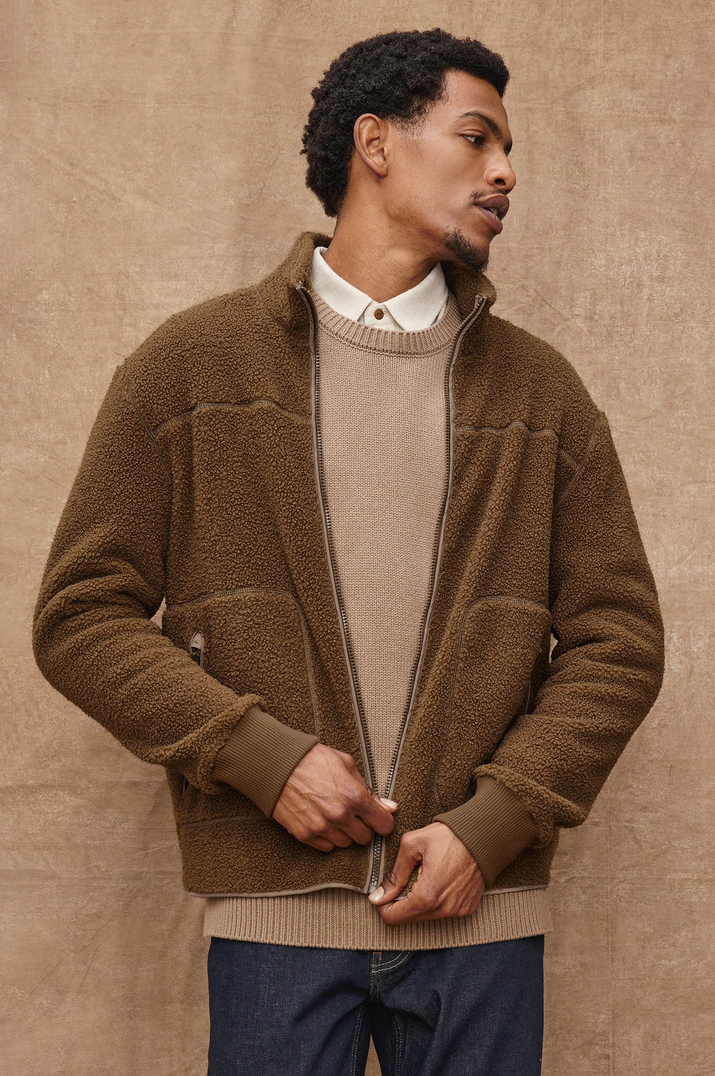 Clark Jacket in Lichen