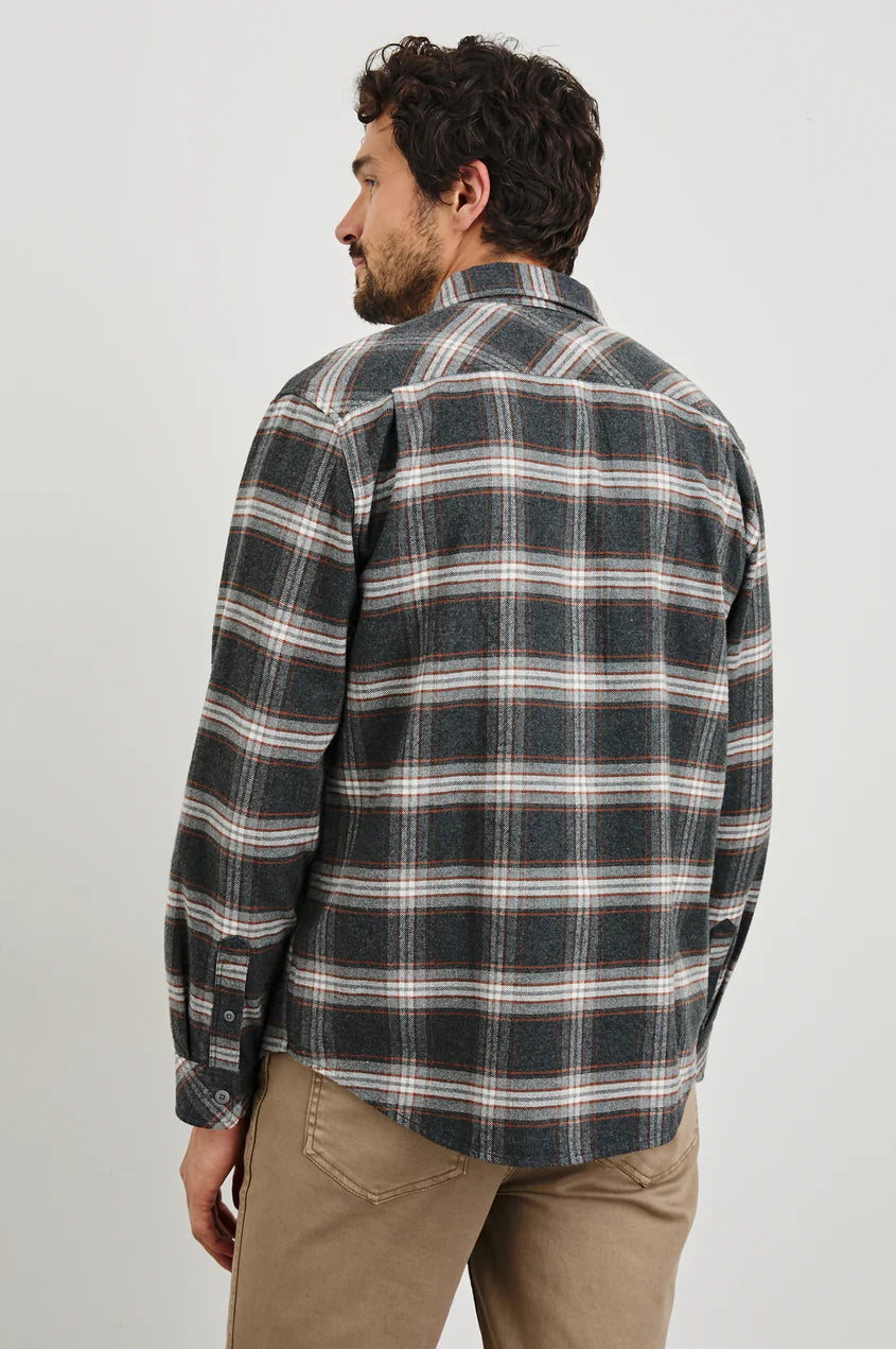 Forrest Shirt in Charcoal Tumeric