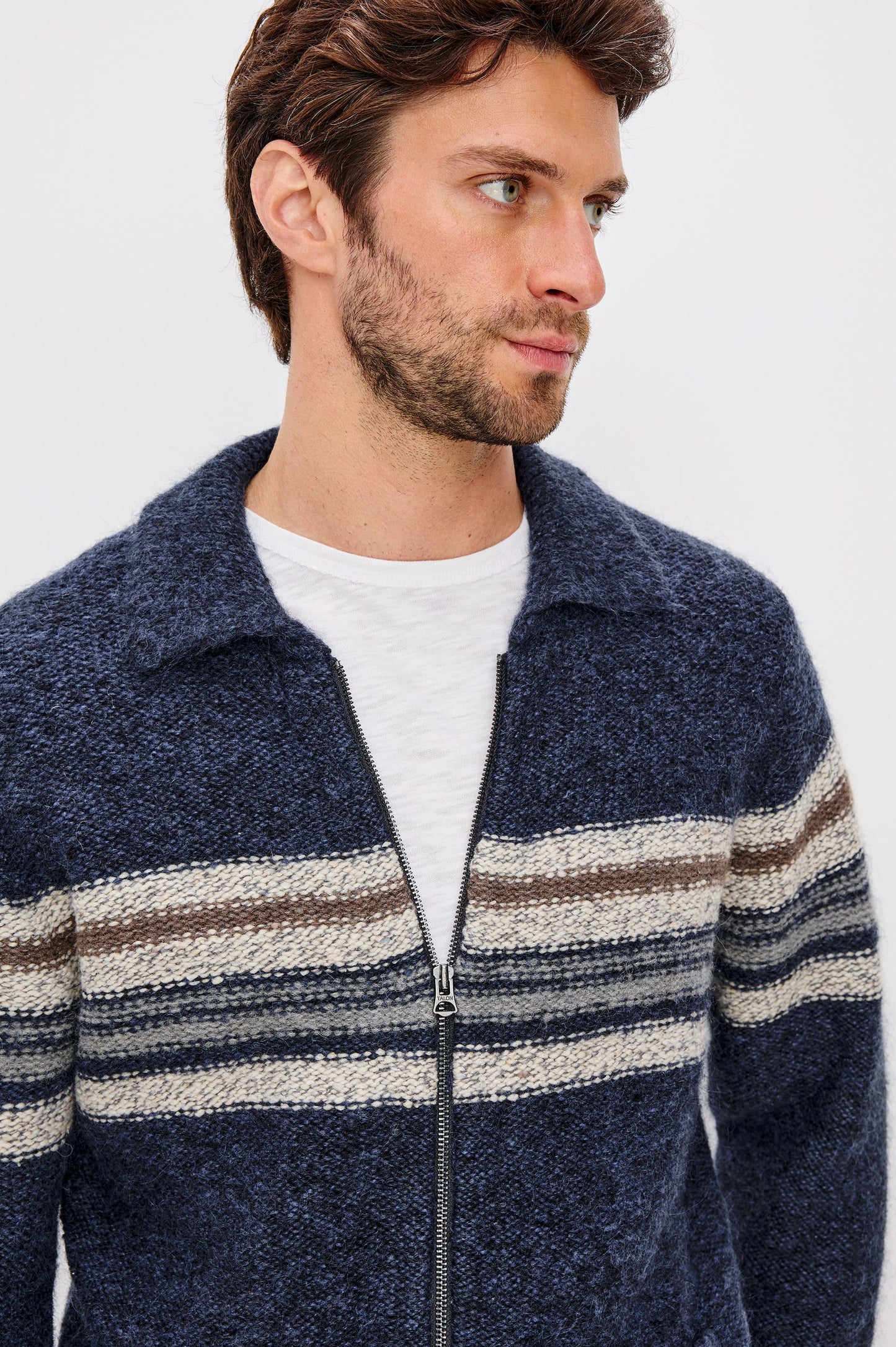 Seldon Cardigan in Mood Shadow