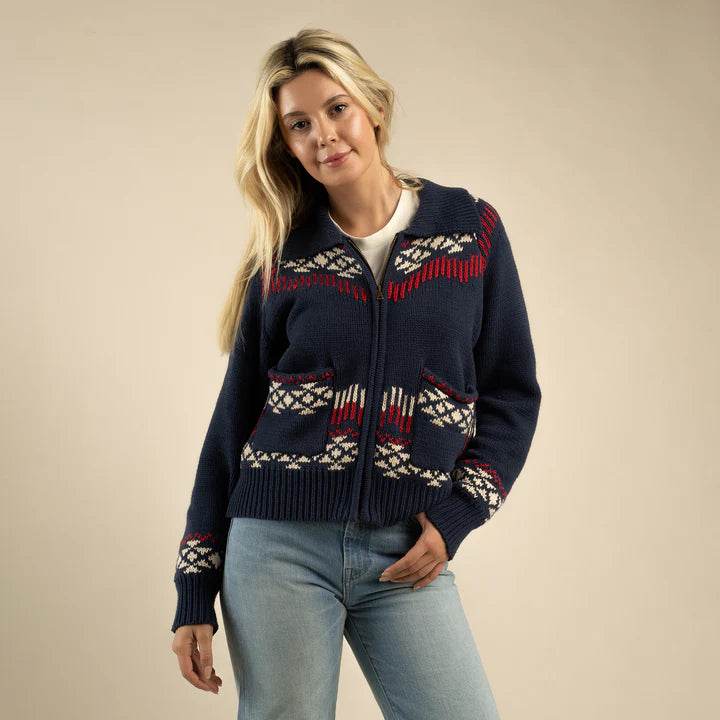 Cimarron Cardigan in Navy
