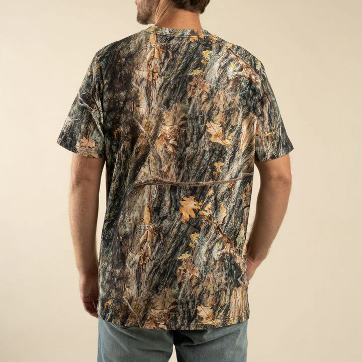 Sendero Logo Vintage Pocket Tee in Will Tree Camo