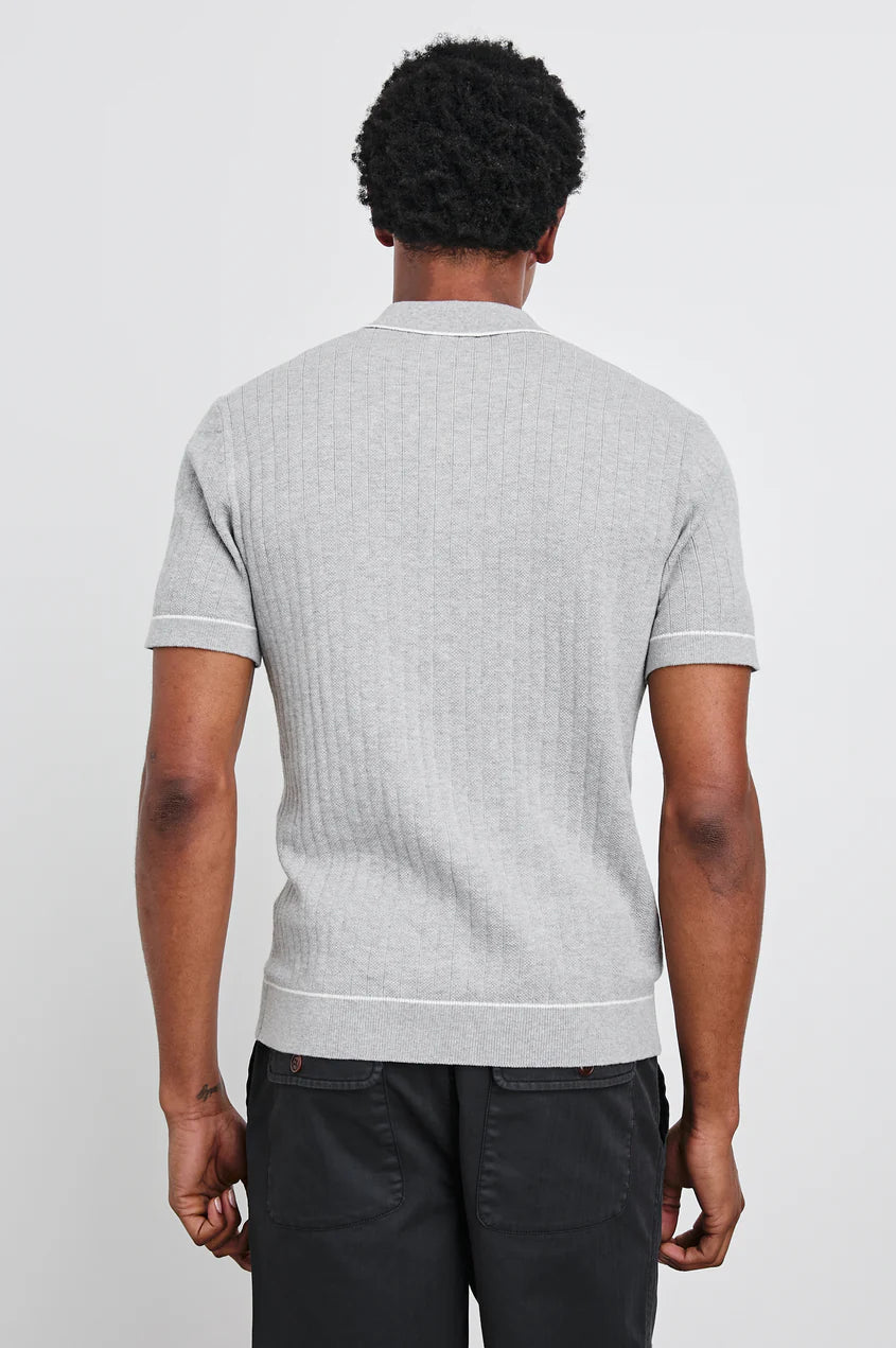 Vernon Shirt in Grey Melange