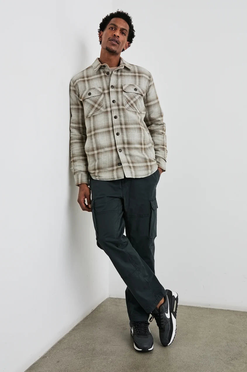 Worthing Shirt Jacket in Matchbook Moth