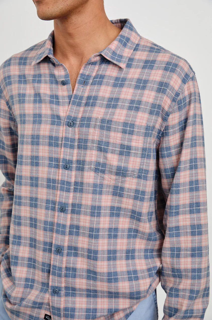 Wyatt Shirt in Blueberry Blush