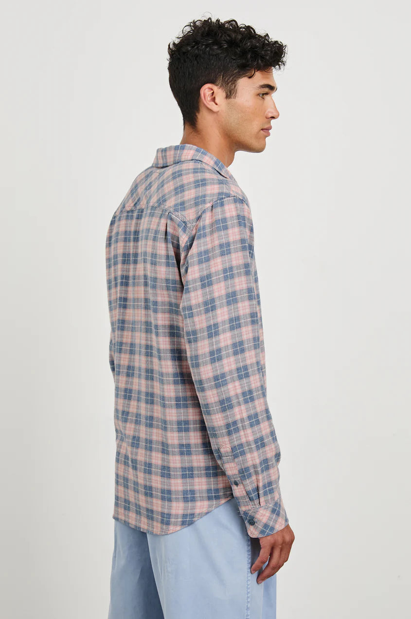 Wyatt Shirt in Blueberry Blush