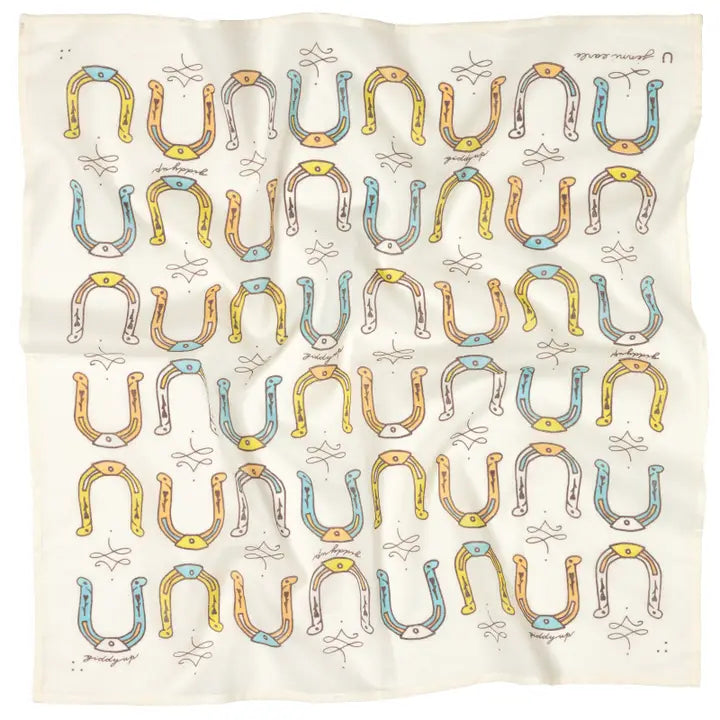 'Giddy Up' Cotton Voile Bandana