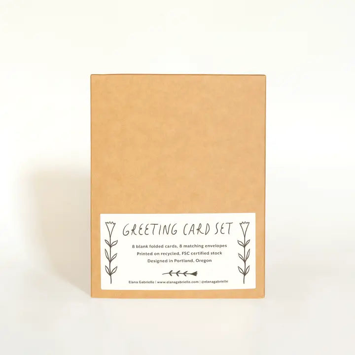 Forest Cottage Card Boxed Set of 8