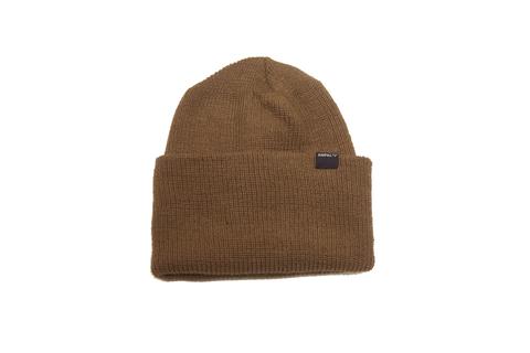 Field Beanie in Tan Wool