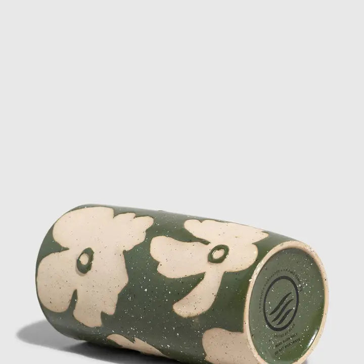 10 oz. Insulated Stoneware Travel Mug in Autumn Bloom