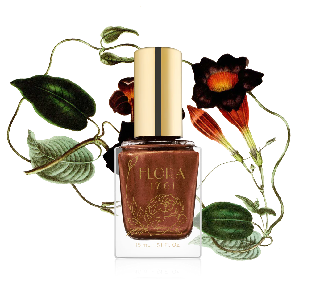 Flora 1761 Nail Lacquer in Chocolate Cosmos