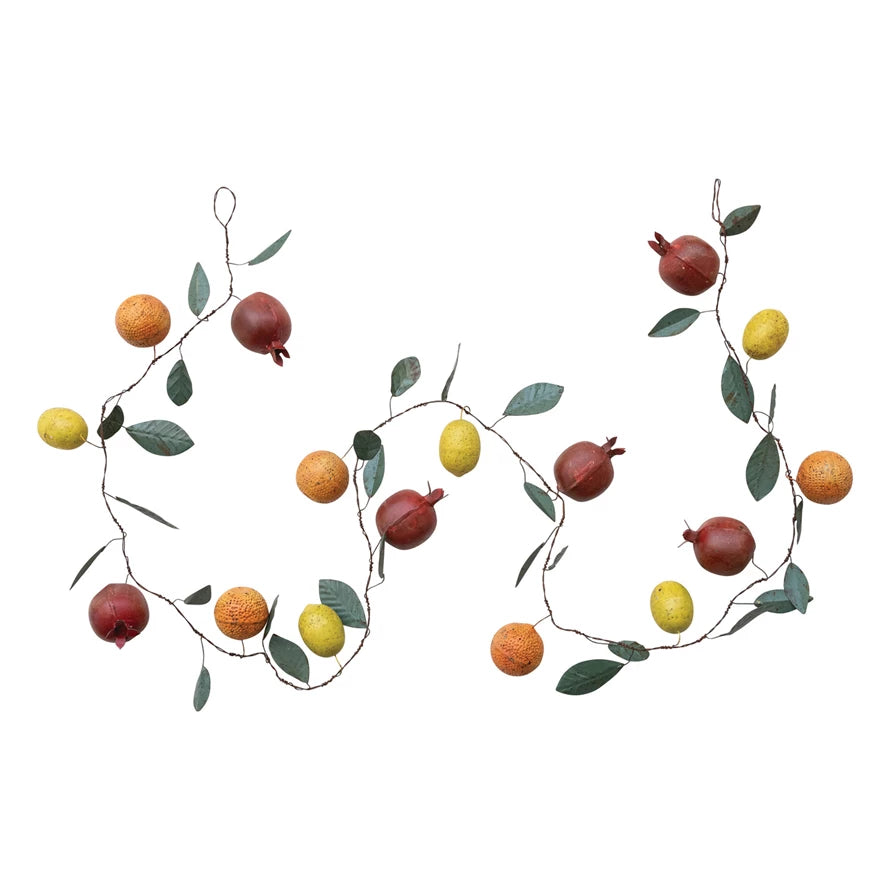 Hand-Painted Metal Vintage Reproduction Garland