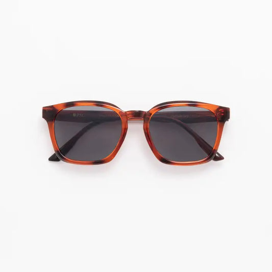 Luca Sunglasses in Orange Tortoise/Black