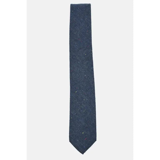 Speckled Navy Wool Tie
