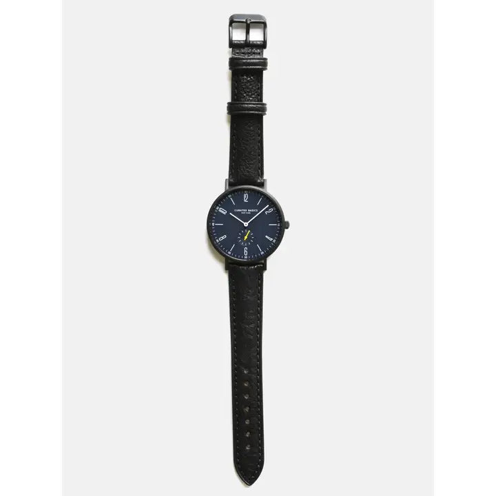 The Collin - Pacific in Black Leather