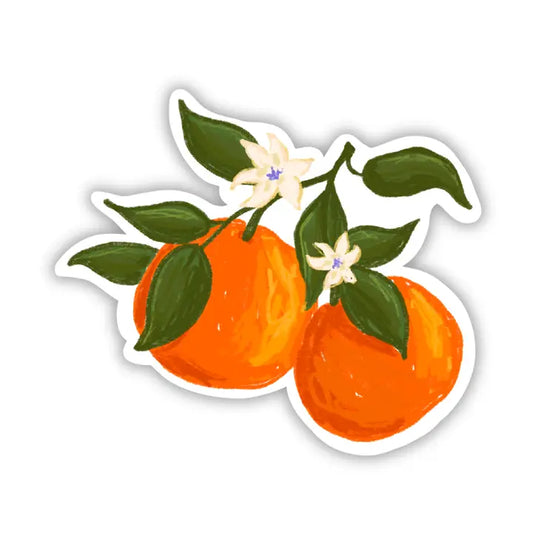 Oranges Die-Cut Sticker