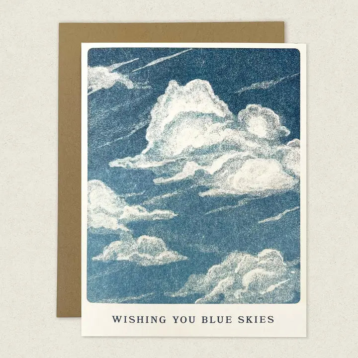 Wishing You Blue Skies Card