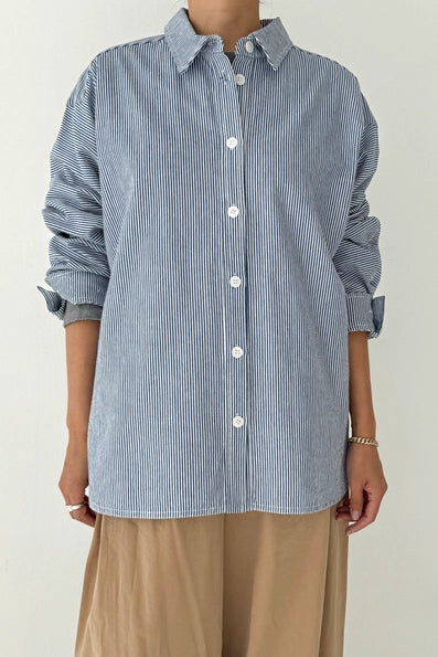 Owen Shirt in Blue Stripe