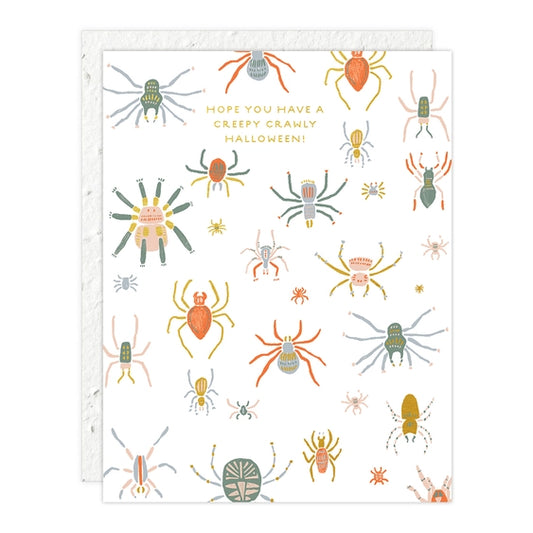 Spiders - Halloween Card