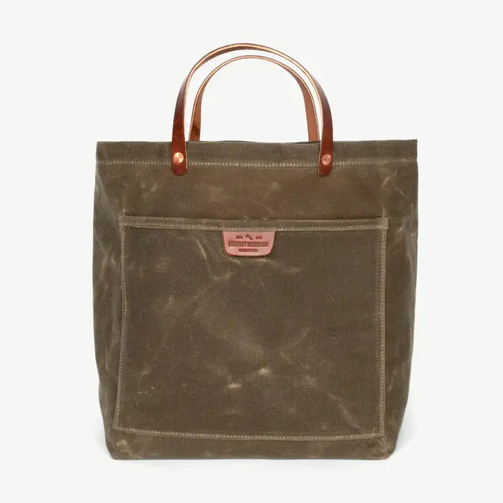Coal Tote Bag in Waxed Field Tan