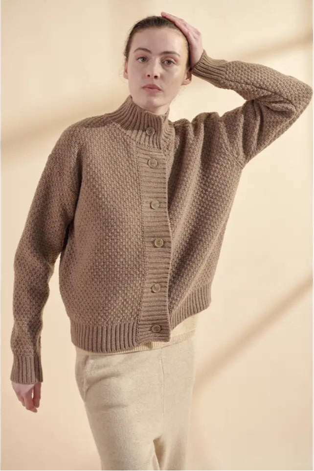 High Neck Wool Sweater