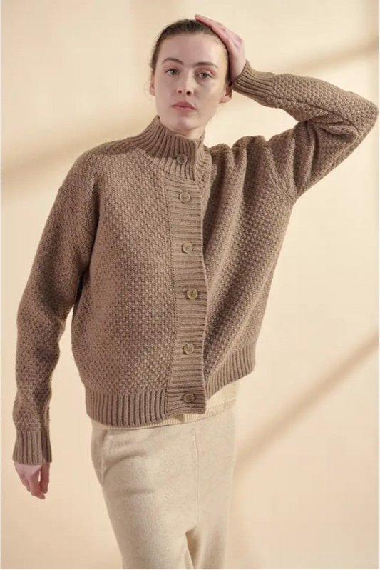 High Neck Wool Sweater