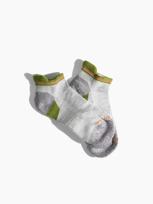 The Merino Wool Modern Top Sock in Grey Stripe