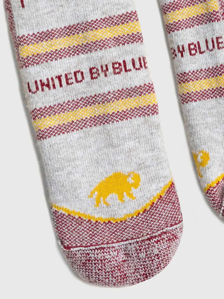 Bison Trail Compression Socks in Red