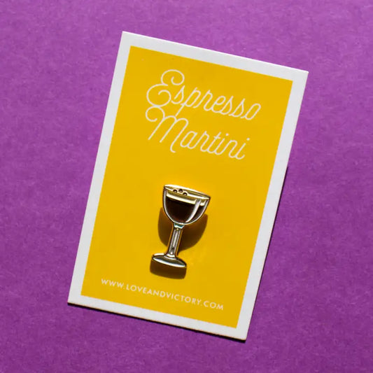Espresso Martini Cocktail Pin