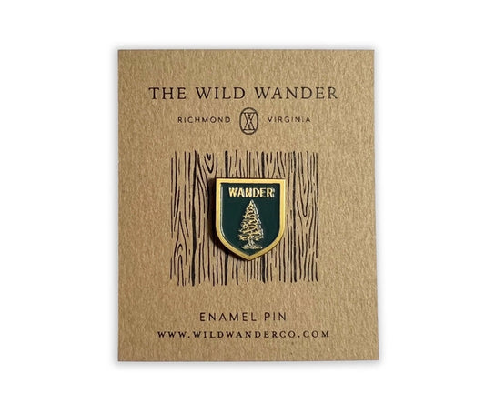 Wander Pine Tree Enamel Pin