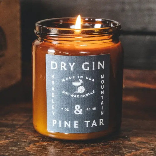 Dry Gin & Pine Tar Candle