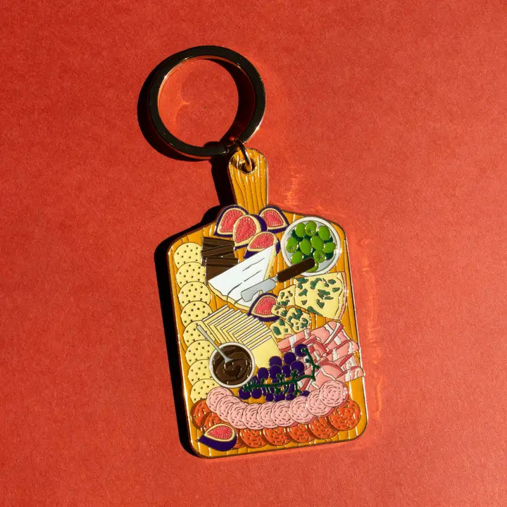 Charcuterie and Cheese Board Keychain