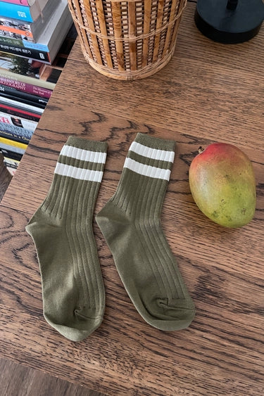 Her Socks Varsity in Fern