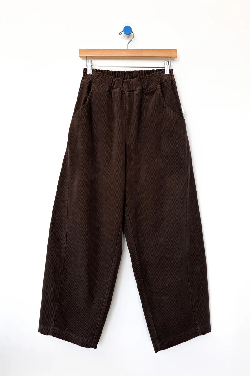 Corduroy Arc Pants in Chocolate