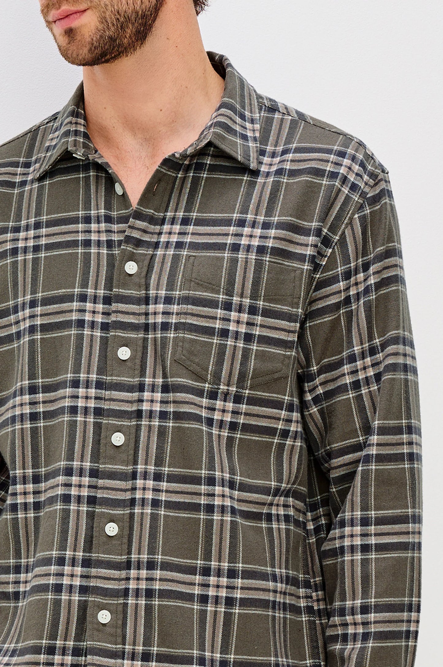 Forrest Shirt in Driftwood Coal