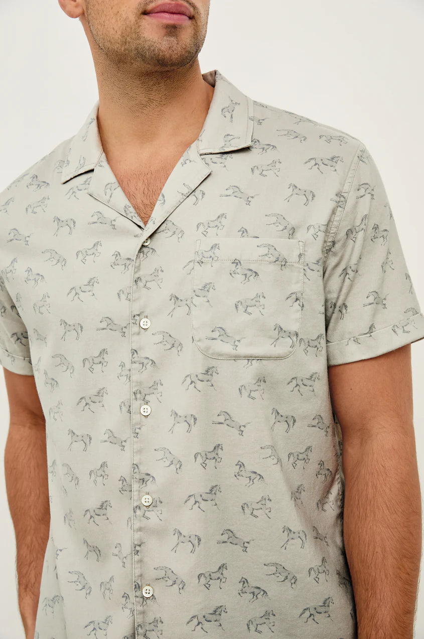 Moreno Shirt in Stallion Parchment Indigo