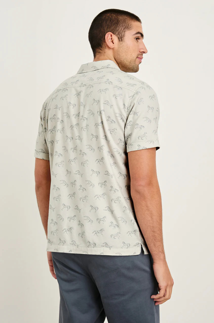 Moreno Shirt in Stallion Parchment Indigo