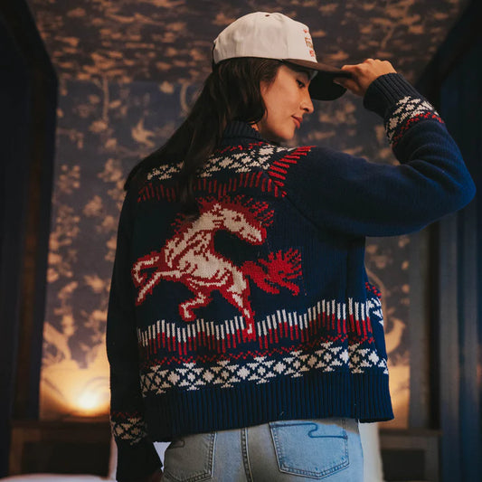 Cimarron Cardigan in Navy