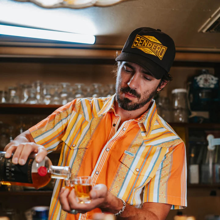 Old School Hat in Brown