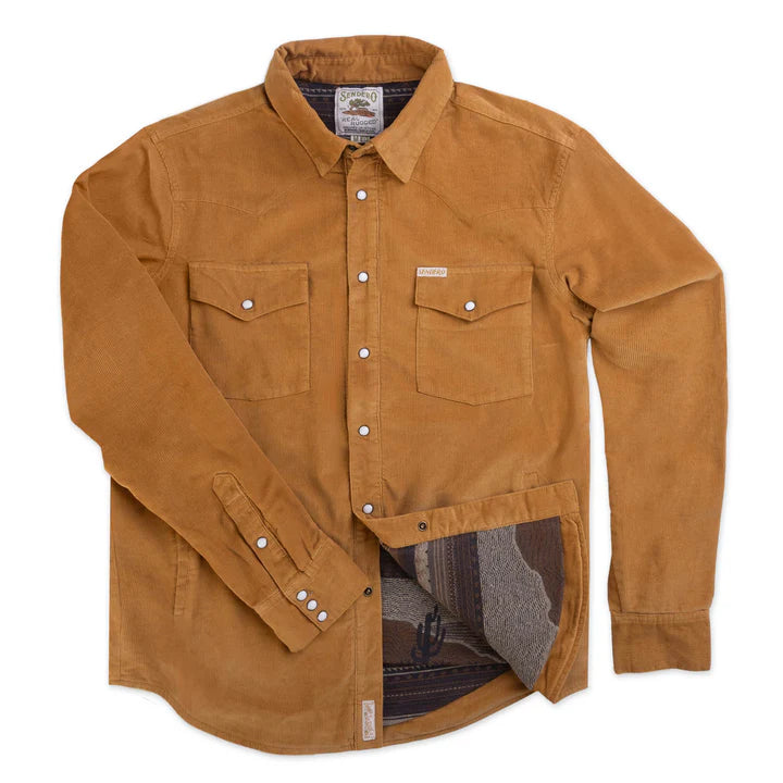 The Desperado Shacket in Old Gold