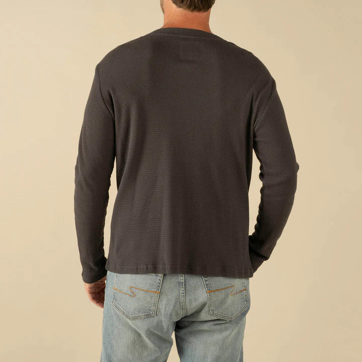 The Maverick Henley in Charcoal