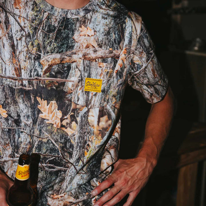 Sendero Logo Vintage Pocket Tee in Will Tree Camo